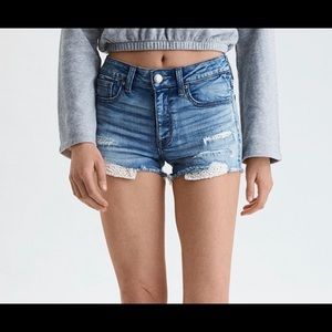 NEVER WORN High-rise American Eagle Jean Shorts